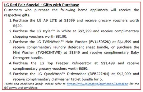 LG RED FAIR DEALS - Thoughtful Gift Ideas to Add Style and Functionality to Every House