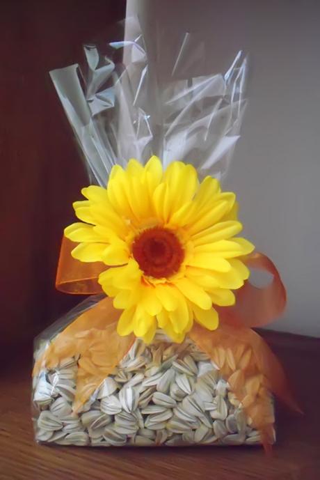 sunflower wedding decor ideas bag of seeds joanne kennedy