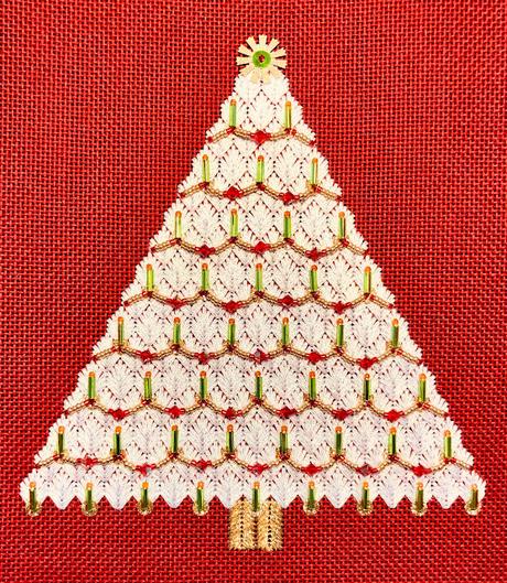 Crystal Christmas Tree in Needlepoint Now!