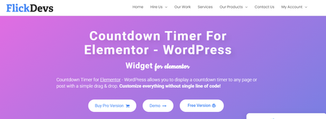 Countdown Timer For Elementor