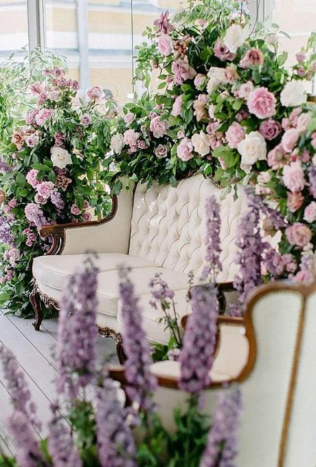 lavender wedding decor ideas reception details in flower anastasiyabelik