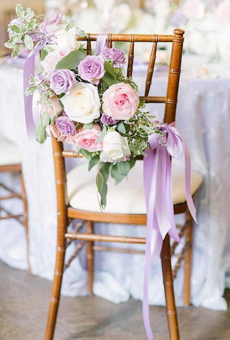 lavender wedding decor ideas lavender chair rachelaclingen