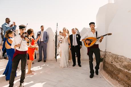 Antigoni's and Teddy  Santorini  Glam Wedding