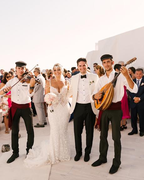 Antigoni's and Teddy  Santorini  Glam Wedding