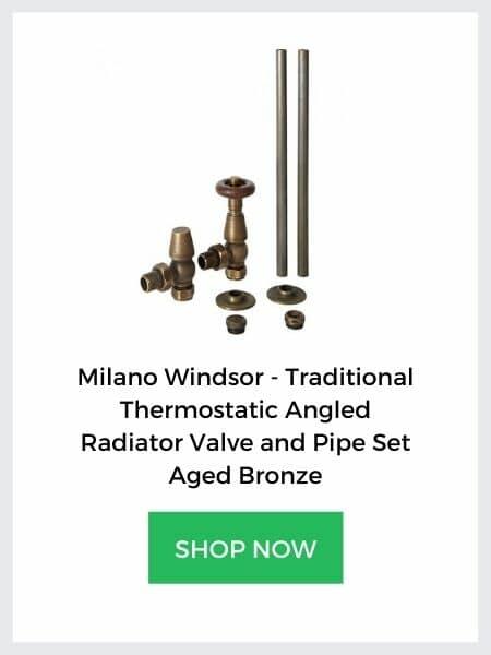 bronze radiator valve and pipe set product banner