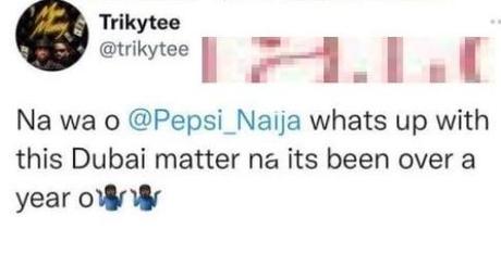 BBNaija’s Trikytee Calls Out Pepsi Over Dubai Journey