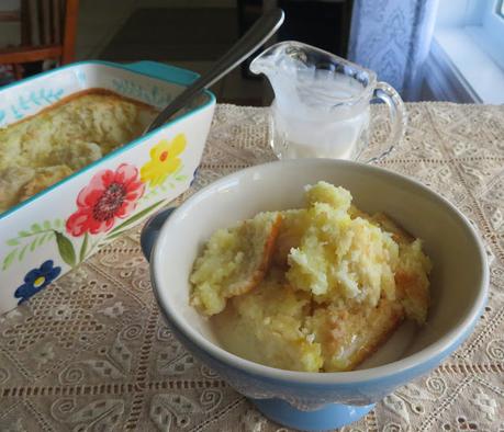 Lemon Biscuit Pudding