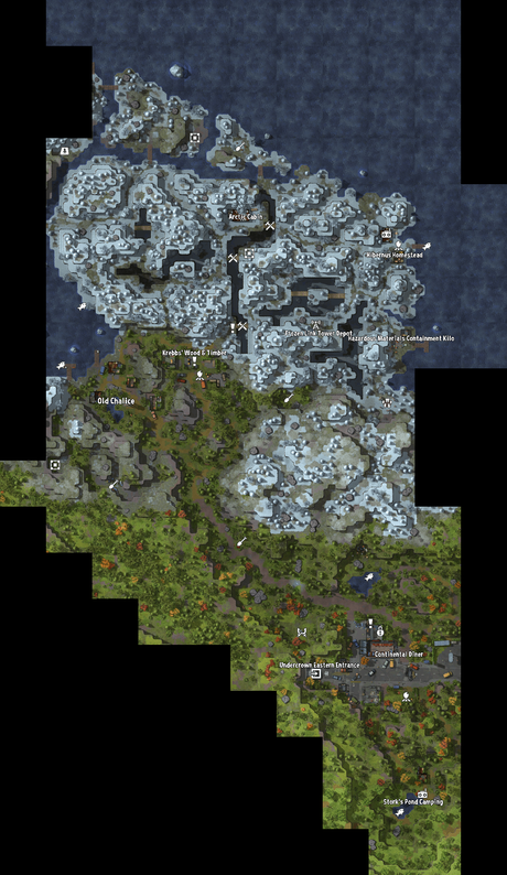 Dysmantle Map – All Regions