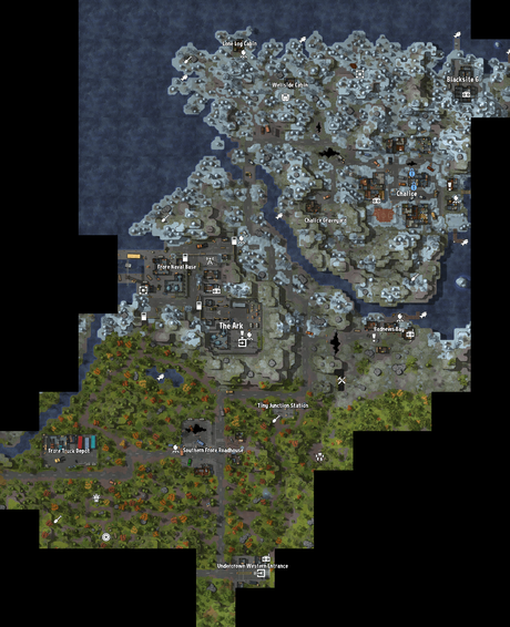 Dysmantle Map – All Regions