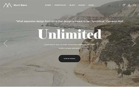 WordPress Theme: Montblanc