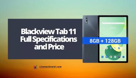 Blackview Tab 11 Full Specifications and Price