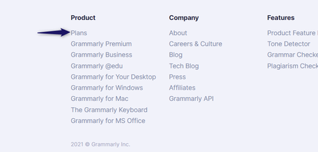 grammarly plans