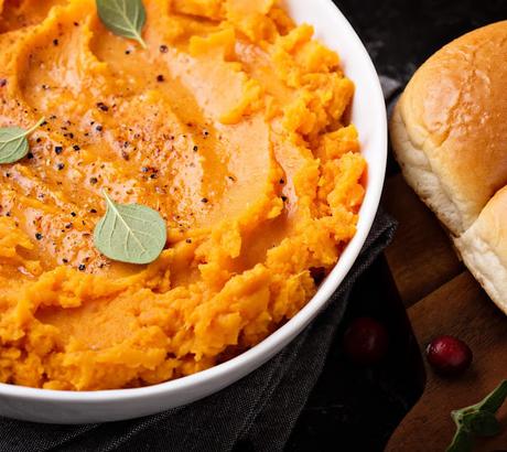 mashed sweet potatoes