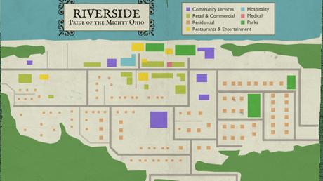 Riverside map