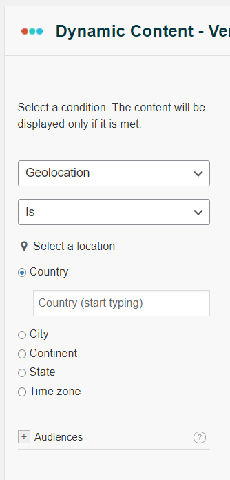 geolocation condition