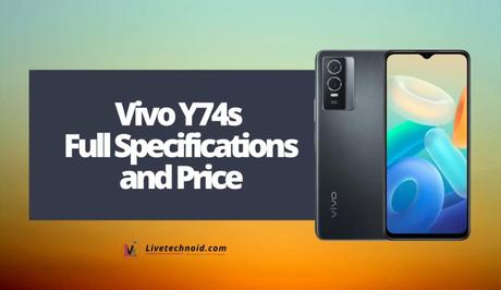 Vivo Y74s Full Specifications and Price