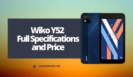 Wiko Y52 Full Specifications and Price