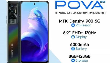 Tecno POVA 5G Full Specifications and Price