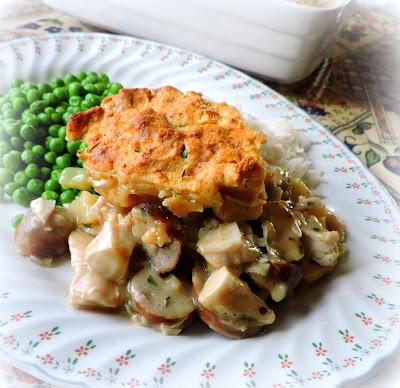 Cheesy Cornbread Turkey Pot Pie