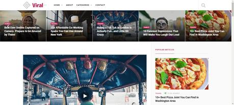 viral content WordPress theme