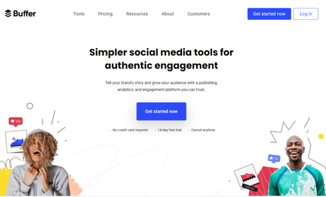 Buffer social media management tool