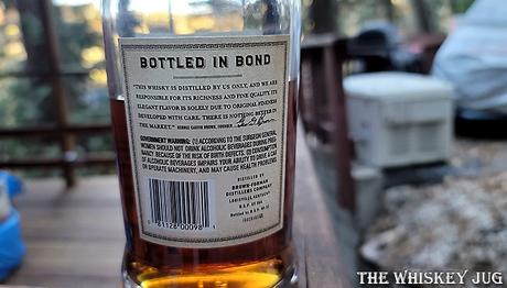 Old Forester 1897 Bottled In Bond Label