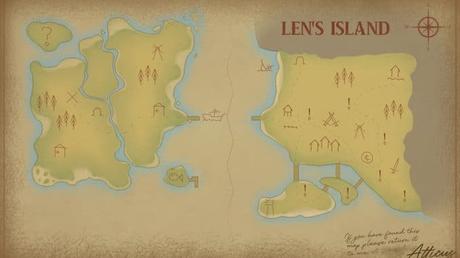Len’s Island Map map