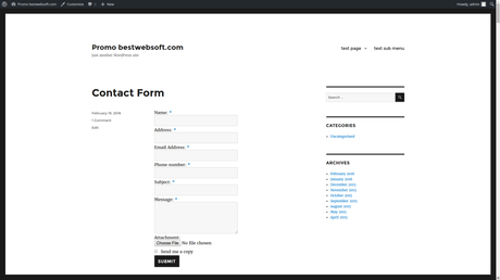 Contact Form WordPress Plugins