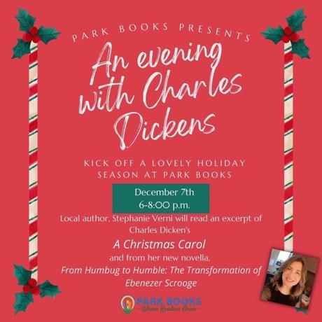 Join Me for Two Dickens Events this Holiday Season