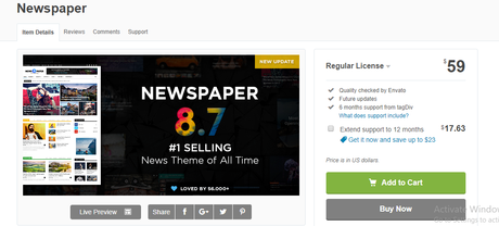 WordPress News Theme