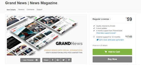 WordPress News Theme