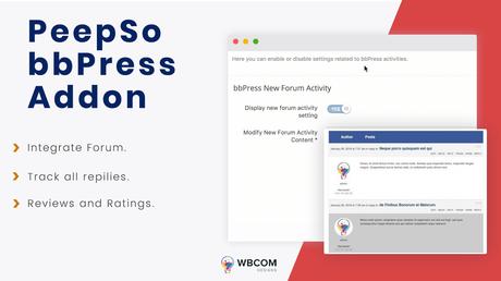 Online Forum Community: PeepSo bbPress addon