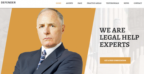 Legal Service WordPress Theme