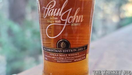 Paul John Christmas Edition 2021 Label