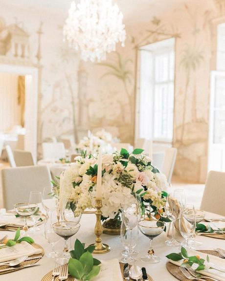 wedding receptions nude palette reception decor