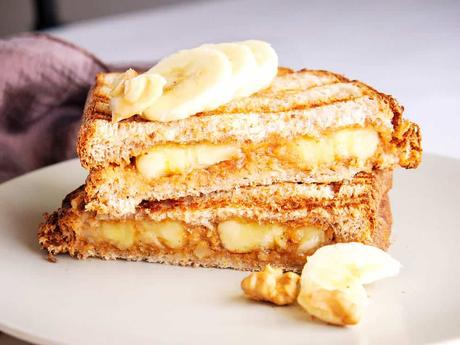 Gourmet Banana Peanut Butter Sandwich