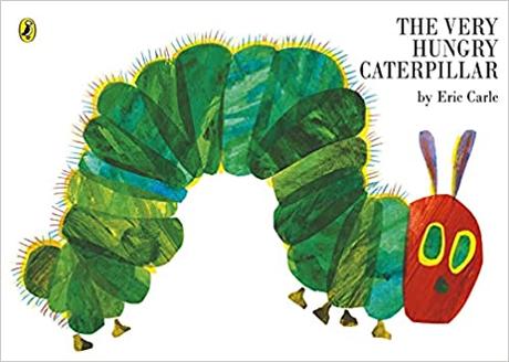 The Very Hungry Caterpillar by Eric Carle #bookreview #pebbleinwaterswrites #books #bookchatter @blogchatter #tbrchallenge