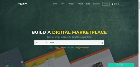 Olam the WordPress Theme