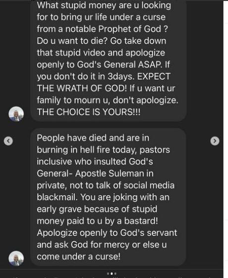 Chioma Ifemeludike Calls Out Preacher Who Allegedly Threatened Her Life