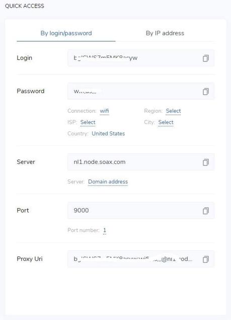 SOAX Review soax Authorization