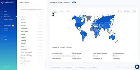 SOAX Review soax geo targeting area