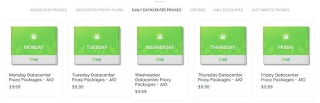 Leaf Proxies Datacenter Proxy Plans