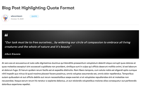 How to Create a WordPress Quote Post with Reign BuddyPress Theme