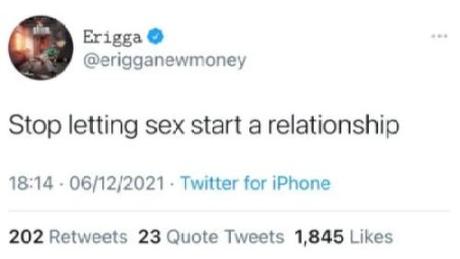 Stop Letting S3x Start a Relationship