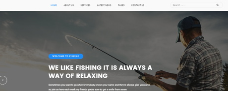 Fishing WordPress Theme