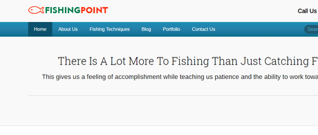 Fishing WordPress Theme