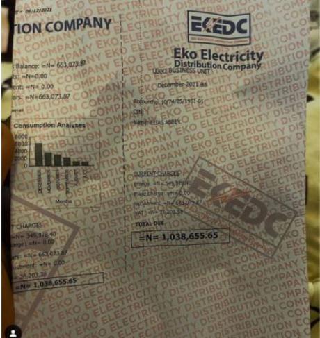 Popular Singer, Skiibii Laments Over Electricity Bill He Was Given