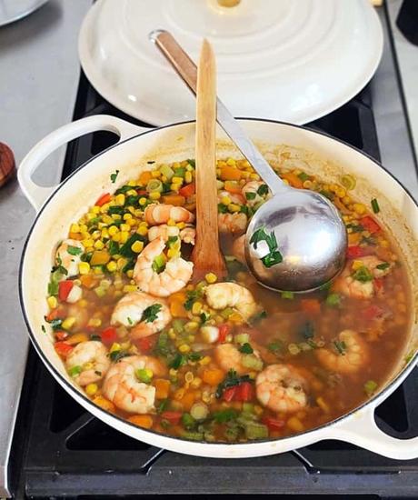 Healthy Easy Shrimp Corn Soup