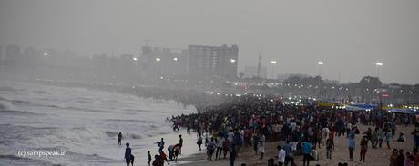 Marine visitors - building sand castle !!