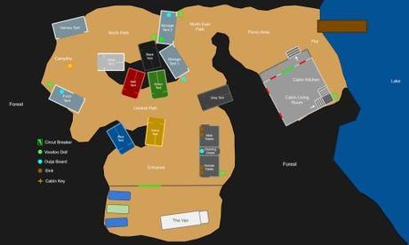 campsite map